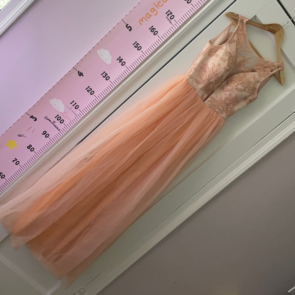 Peach Dress